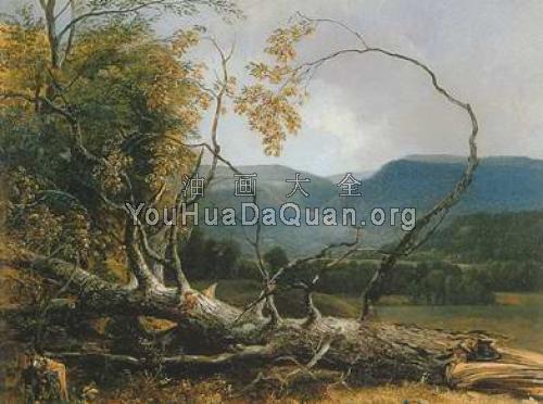 Study from Nature, Stratton Notch, Vermont - 艾斯·布朗·杜兰德
